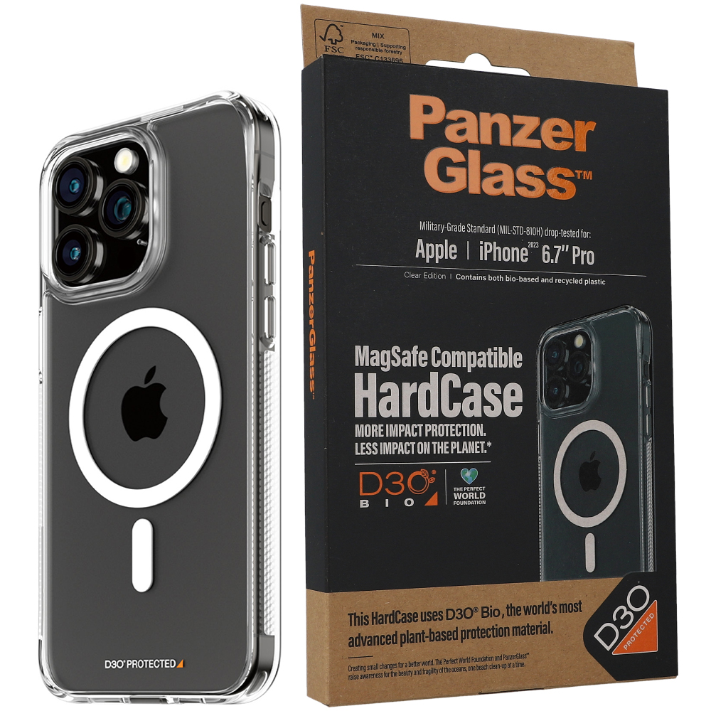 Etui Antybakteryjne PanzerGlass HardCase MagSafe do iPhone 15 Pro